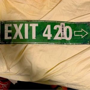 420 Sign “Exit 420” Mary Jane